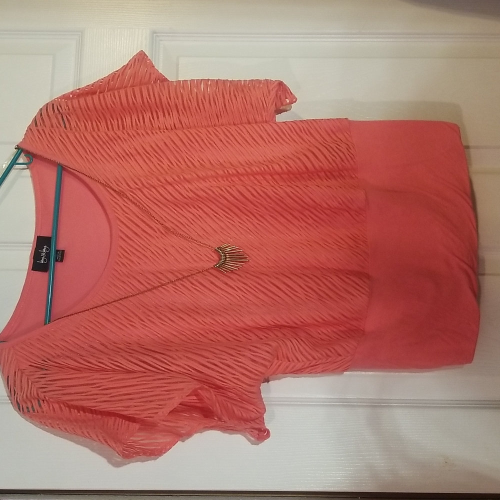 Sexy shirt with attached necklace. Size medium